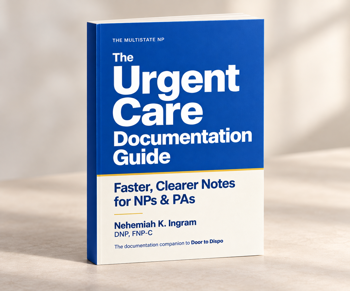 The Urgent Care Documentation Guide printed-book rendering